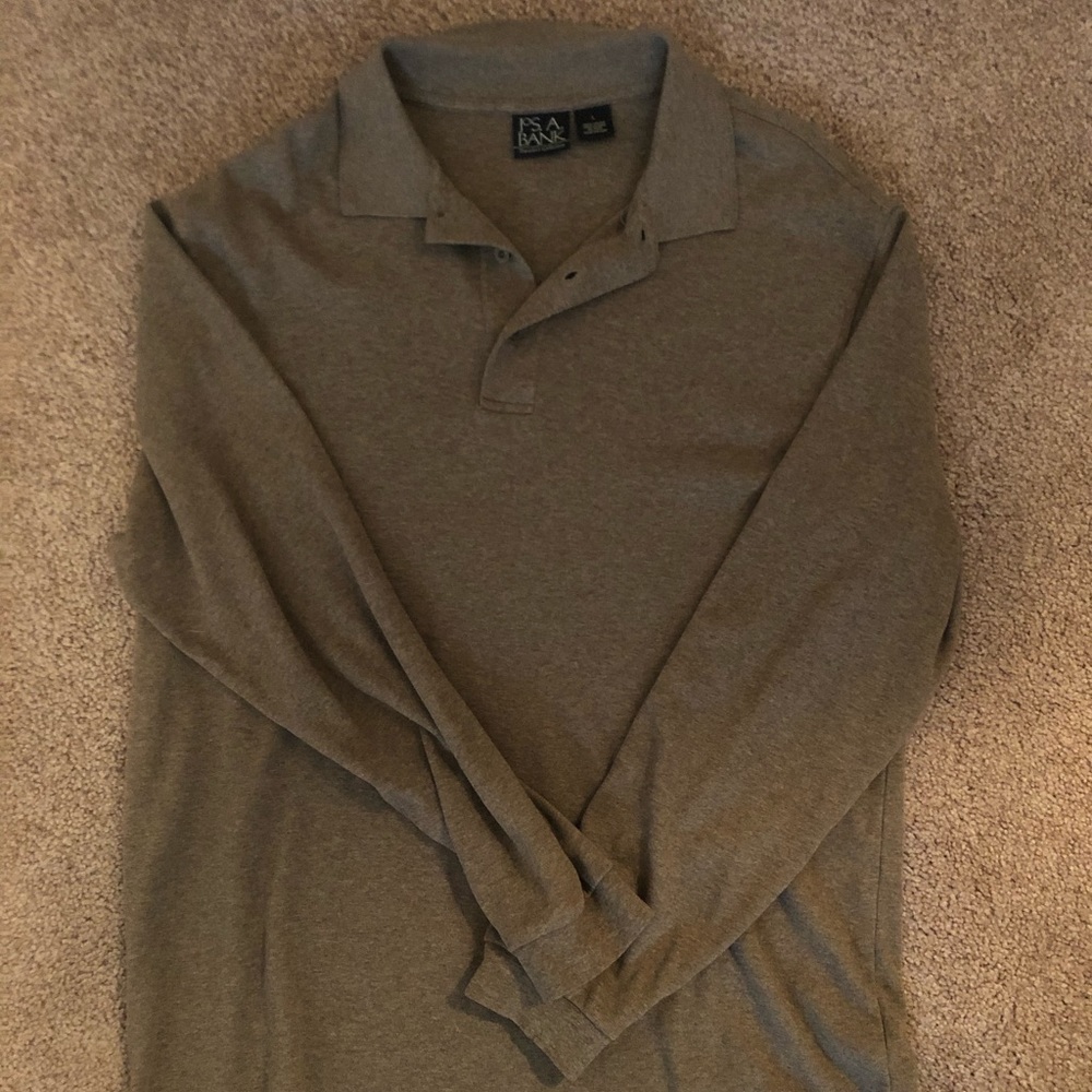 Jos A Bank Long sleeve polo